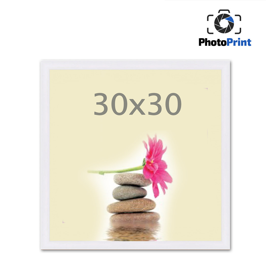 Рамка 30/30 бяла PhotoPrint