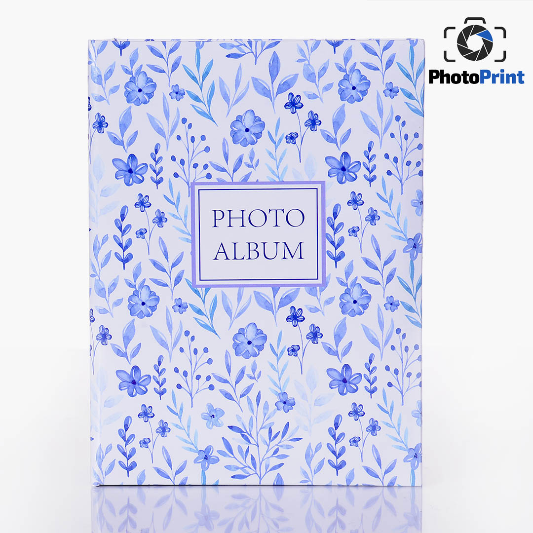 Албум 100 снимки "Blue flowers"  PhotoPrint