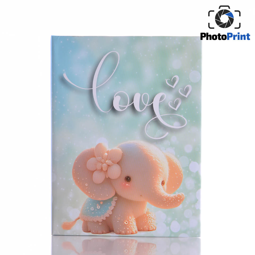 Албум 100 снимки "Love elephant" PhotoPrint