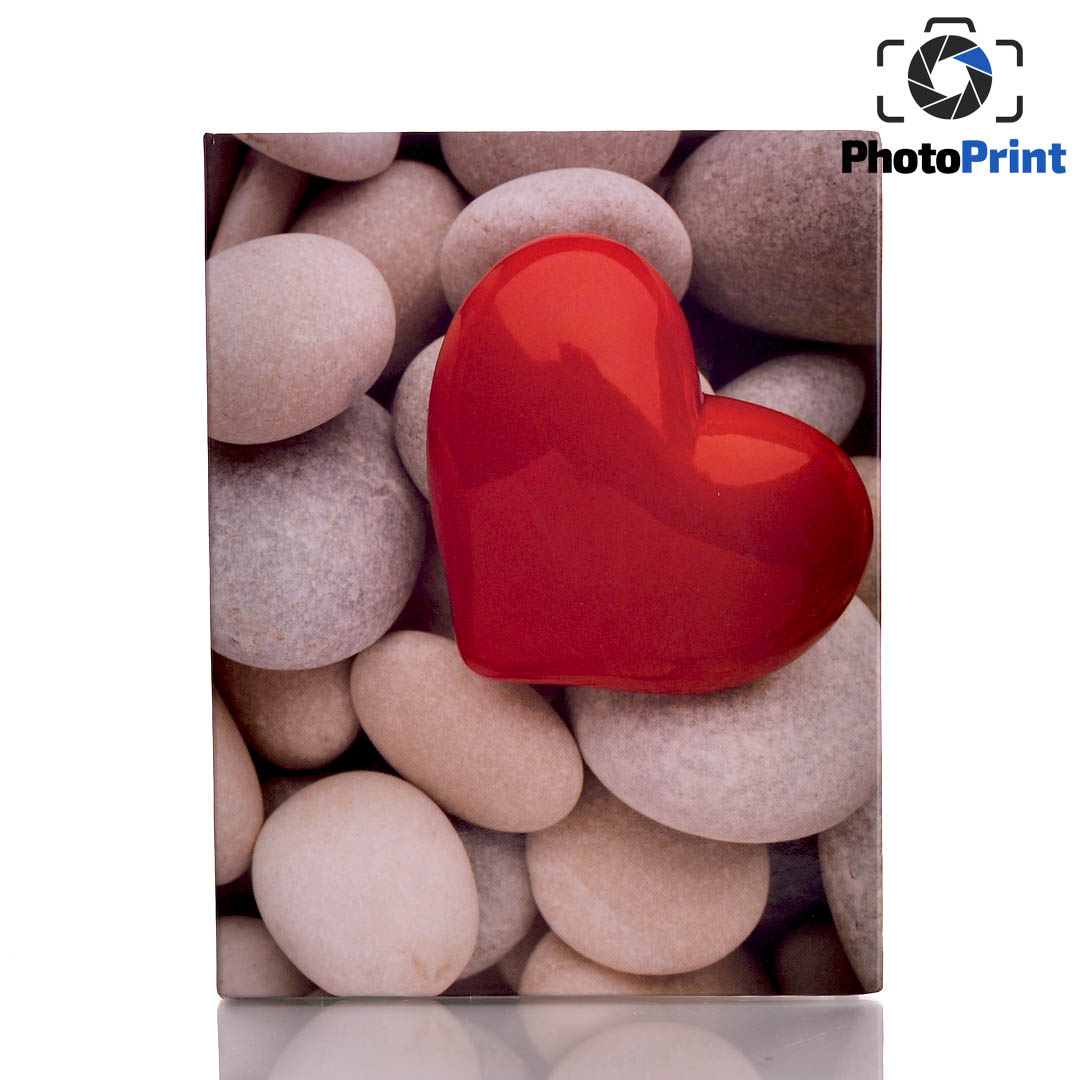 Албум 100 снимки "Red heart"  PhotoPrint