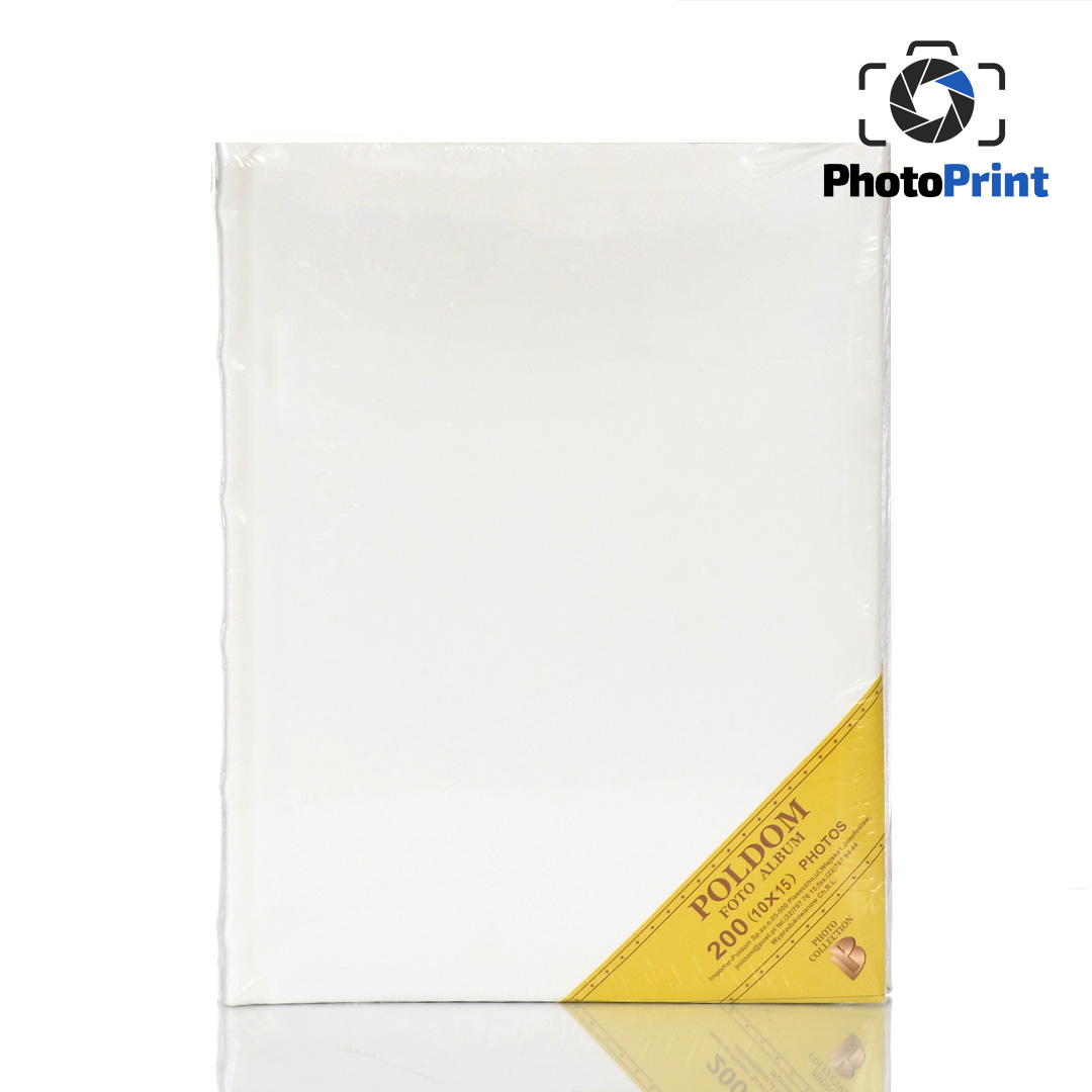Албум делукс 200 снимки "White" PhotoPrint