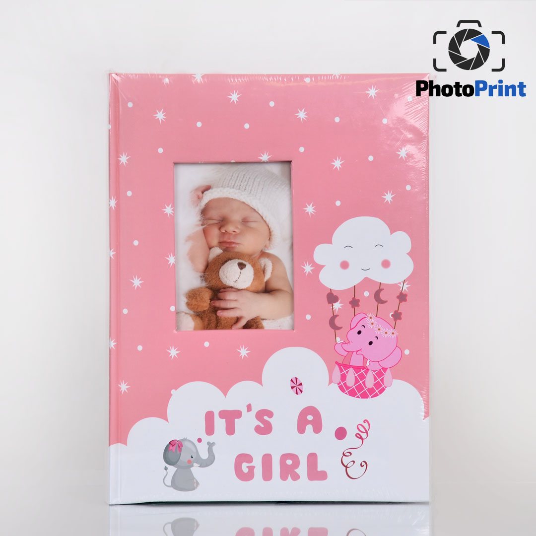 Албум делукс 100 снимки "It's a girl"  PhotoPrint