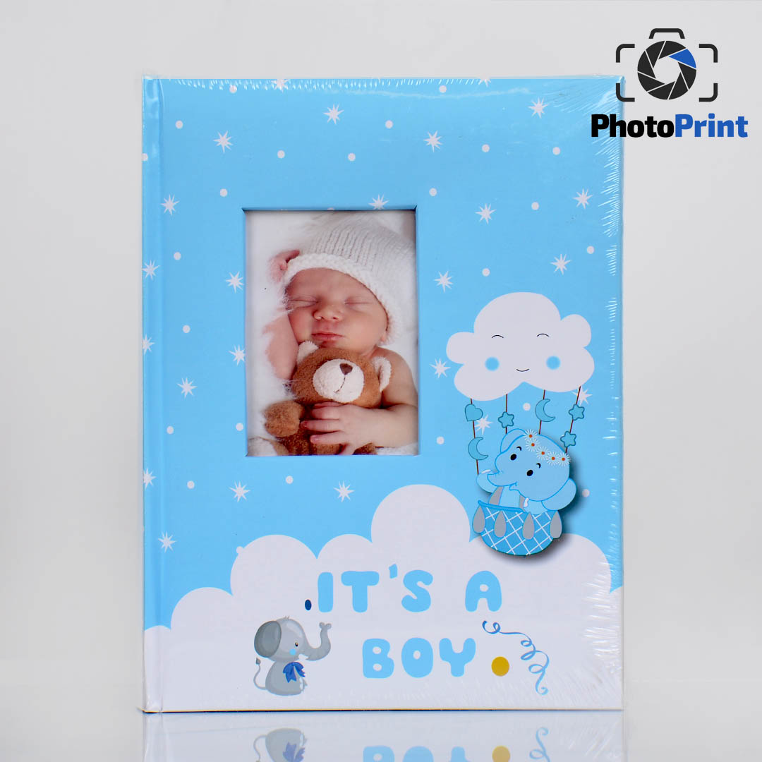 Албум делукс 100 снимки "It's a boy"  PhotoPrint