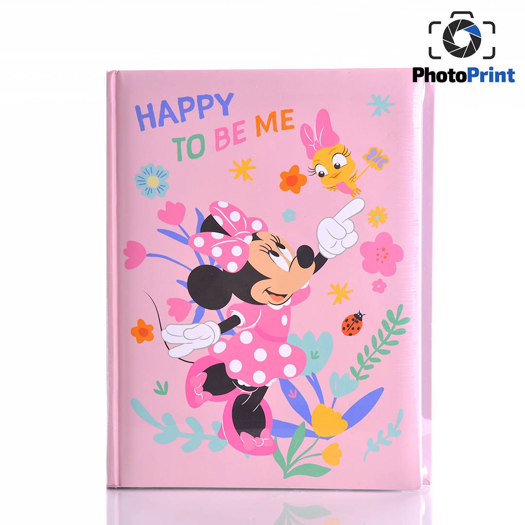 Албум делукс 200 снимки "Happy to be me-Minnie Mouse" PhotoPrint