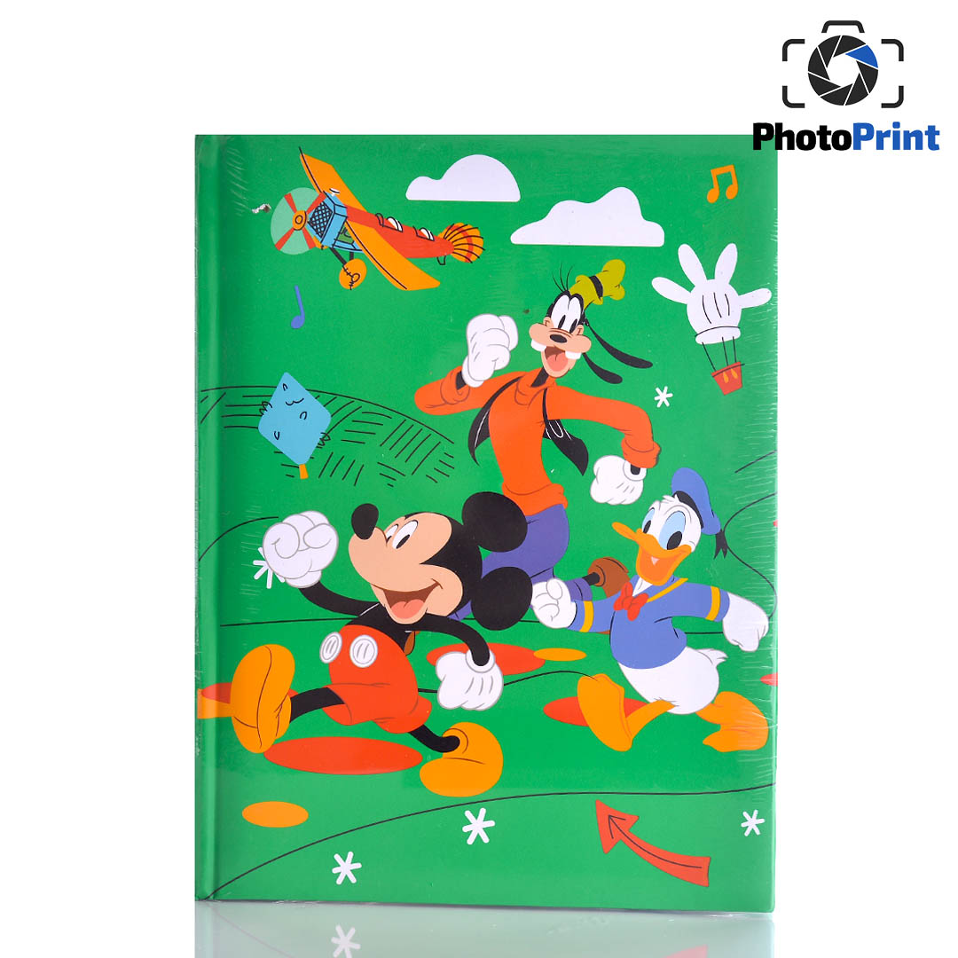 Албум делукс 200 снимки "Mickey Mouse" - green PhotoPrint
