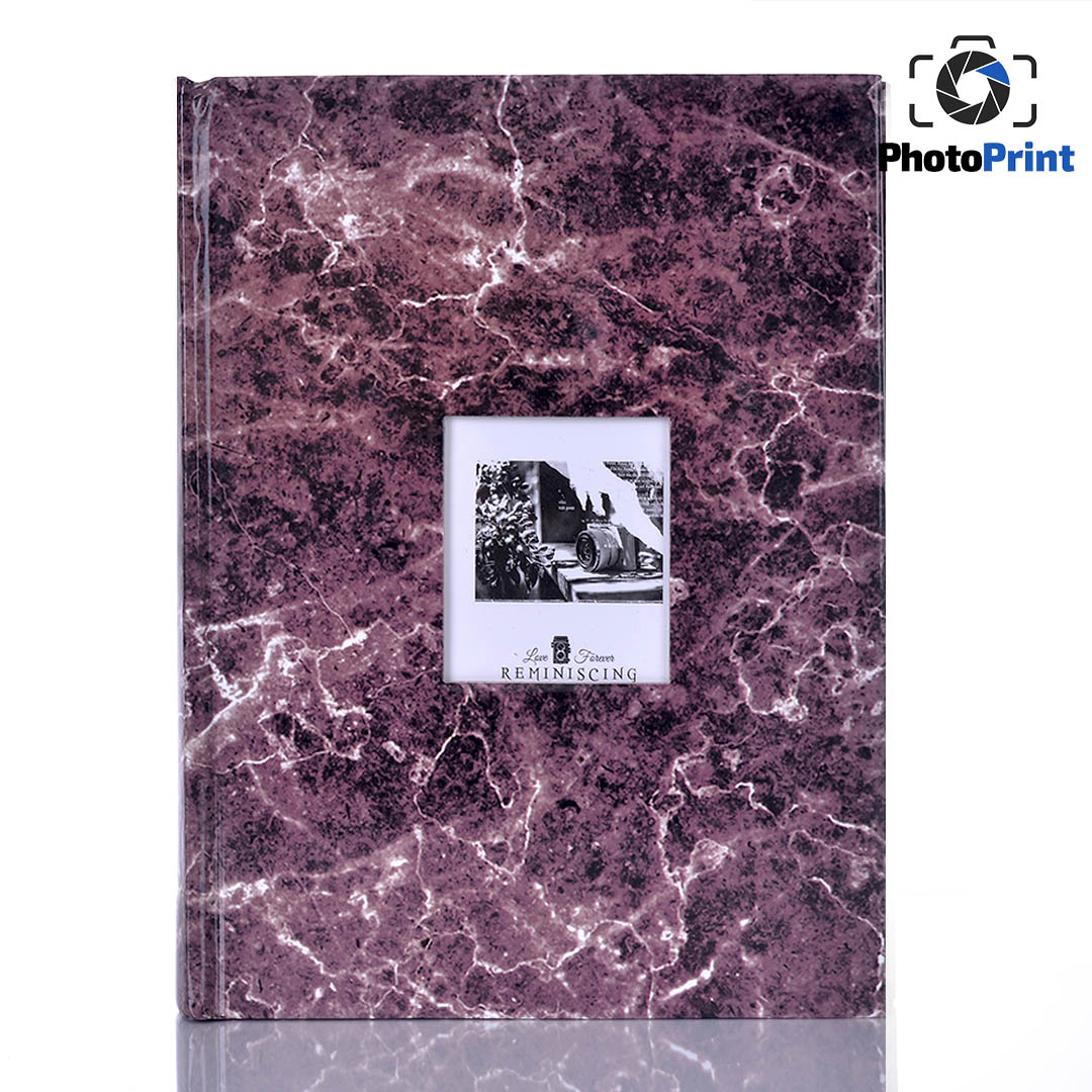 Албум делукс 200 снимки "Purple marble PhotoPrint