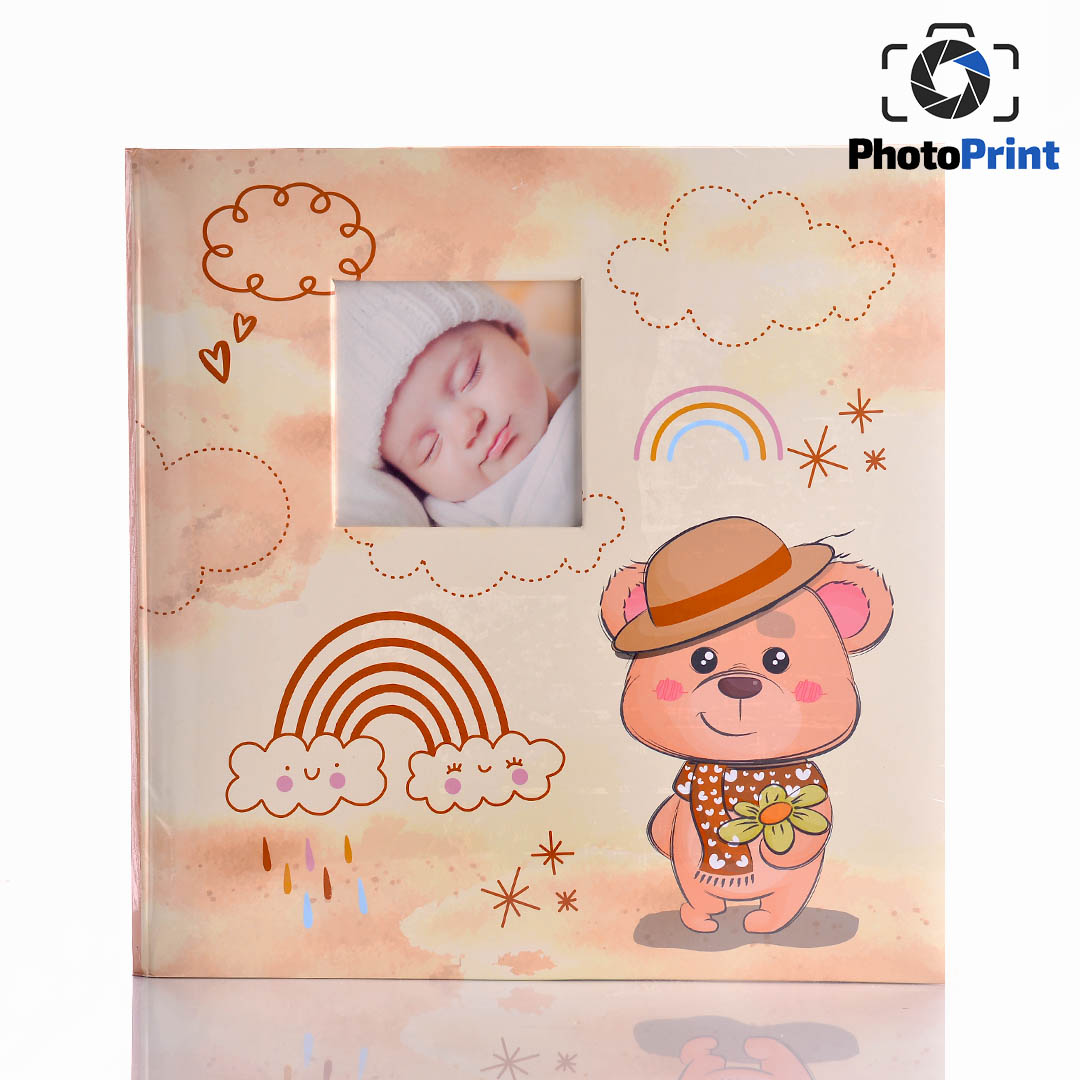 Албум делукс 500 снимки "Yellow bear" PhotoPrint