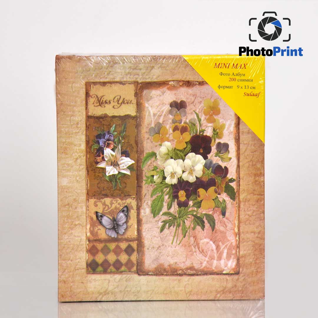 Албум Vintage Flowers 200 снимки PhotoPrint