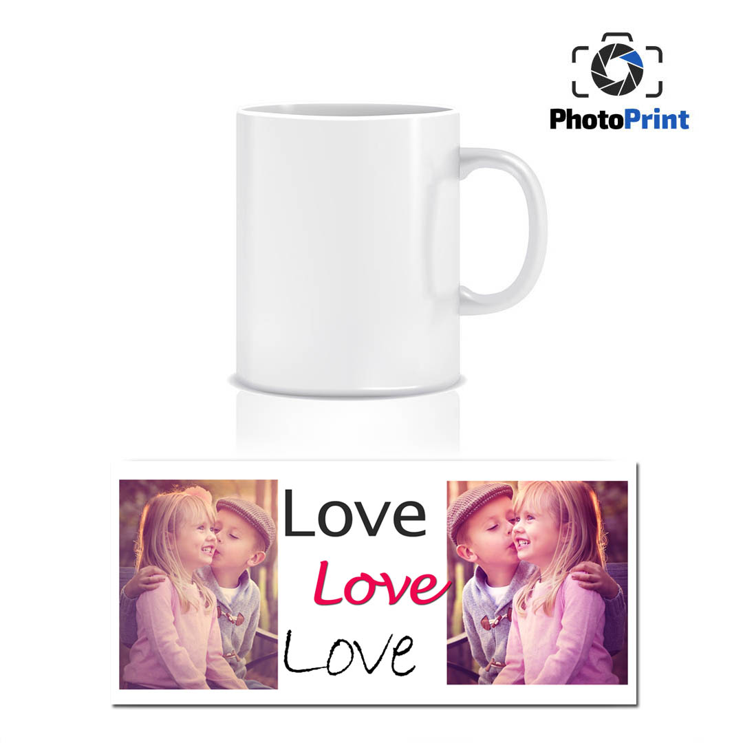 Чаша със снимка "Love"-4 PhotoPrint