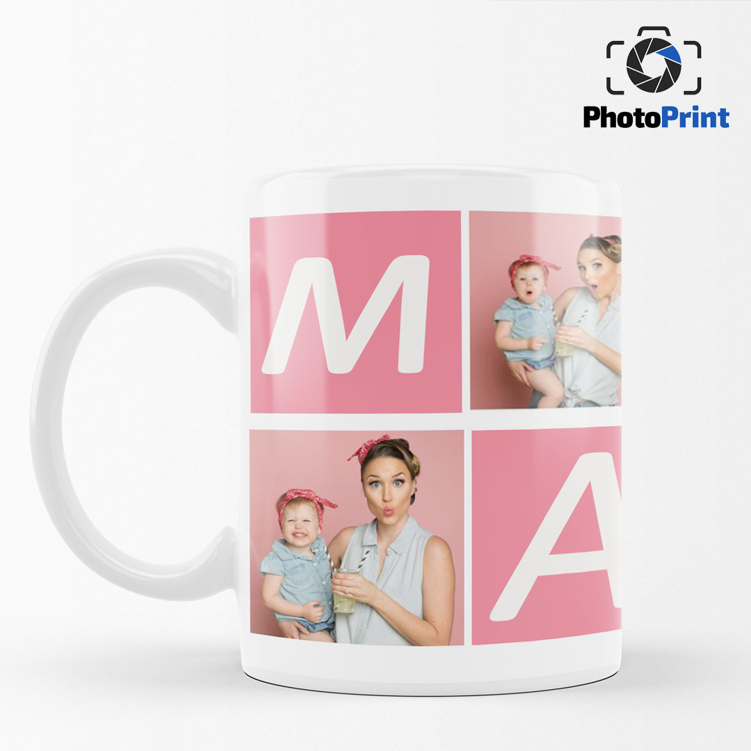 Чаша със снимки "Мамо, обичам те!" PhotoPrint - Изображение 2