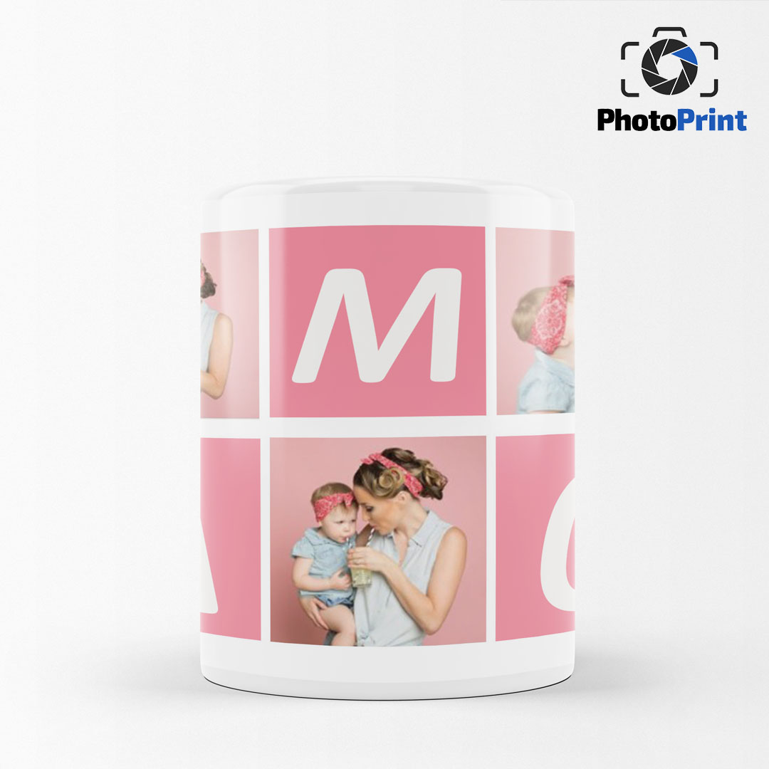 Чаша със снимки "Мамо, обичам те!" PhotoPrint - Изображение 3