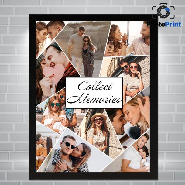 Фотоколаж "Collect memories" + Рамка PhotoPrint