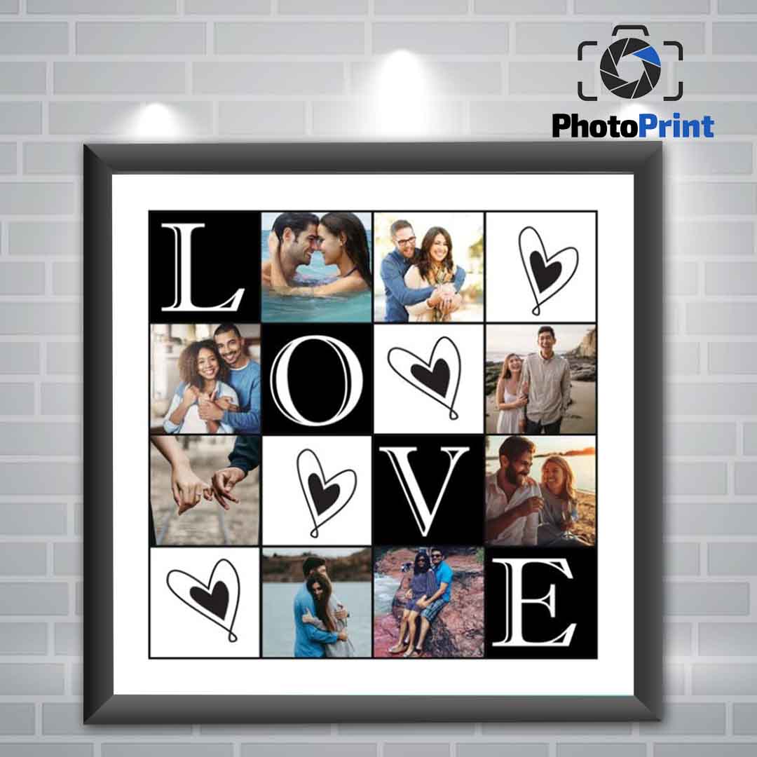 Фотоколаж "Love"-3 + Рамка PhotoPrint