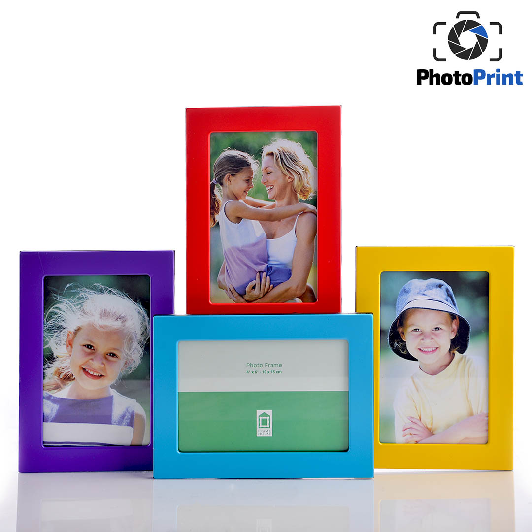 Луксозна рамка колаж за 4 броя снимки 10/15 - цветна PhotoPrint