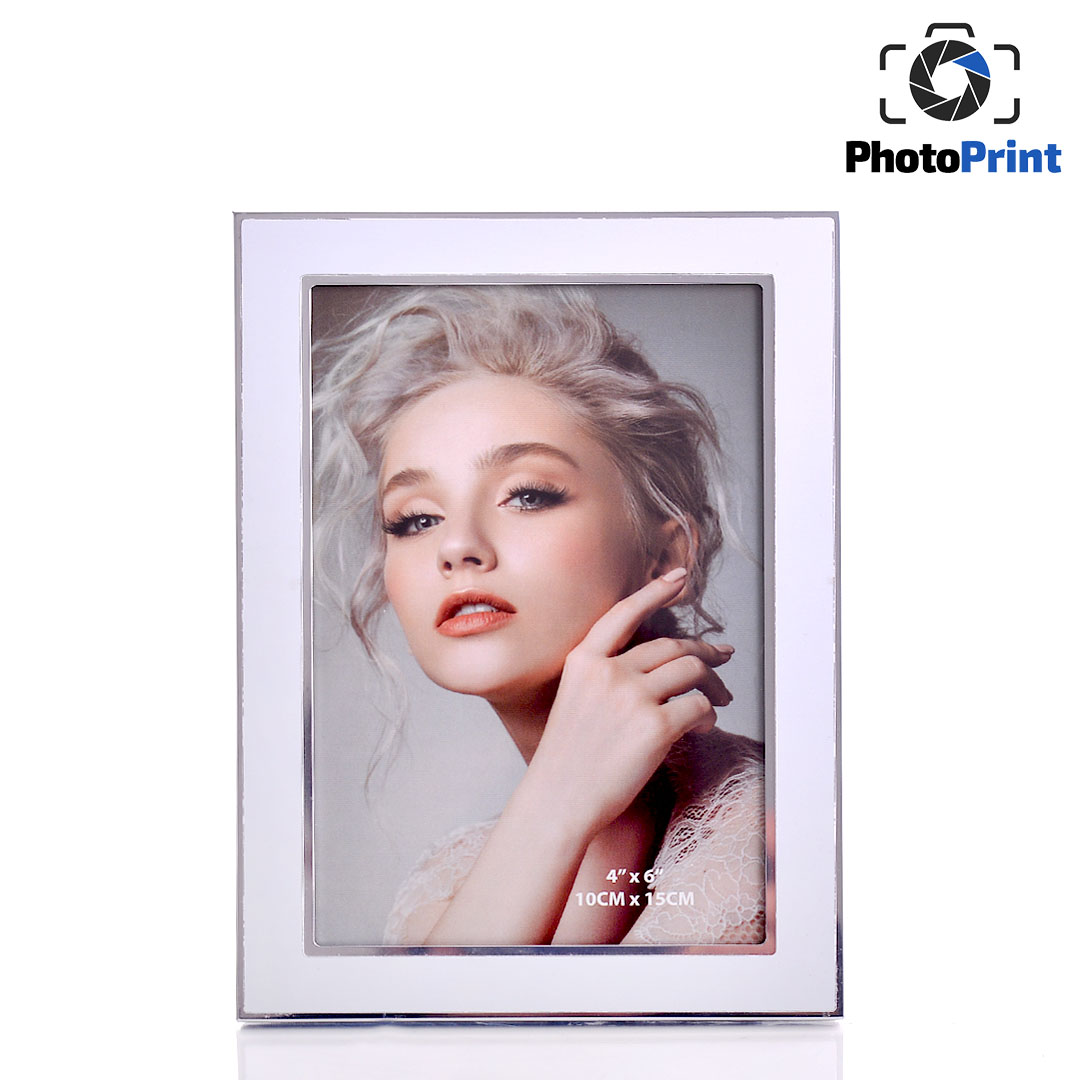 Рамка делукс 10/15 "White&Silver"